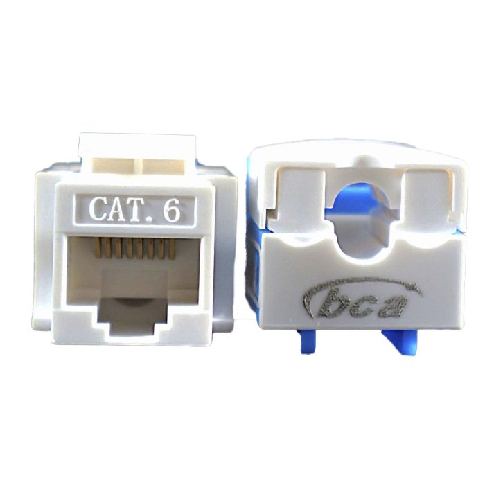 JACK RJ45 CAT6 AZUL.BLANCO BCA