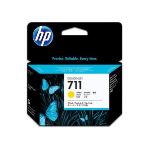 TINTA HP CZ132A 711 YELLOW P/PLOTER 520