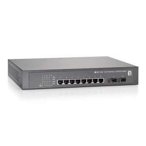 GEP-1020 Switch  PoE de 8 puertos + 2GE SFP