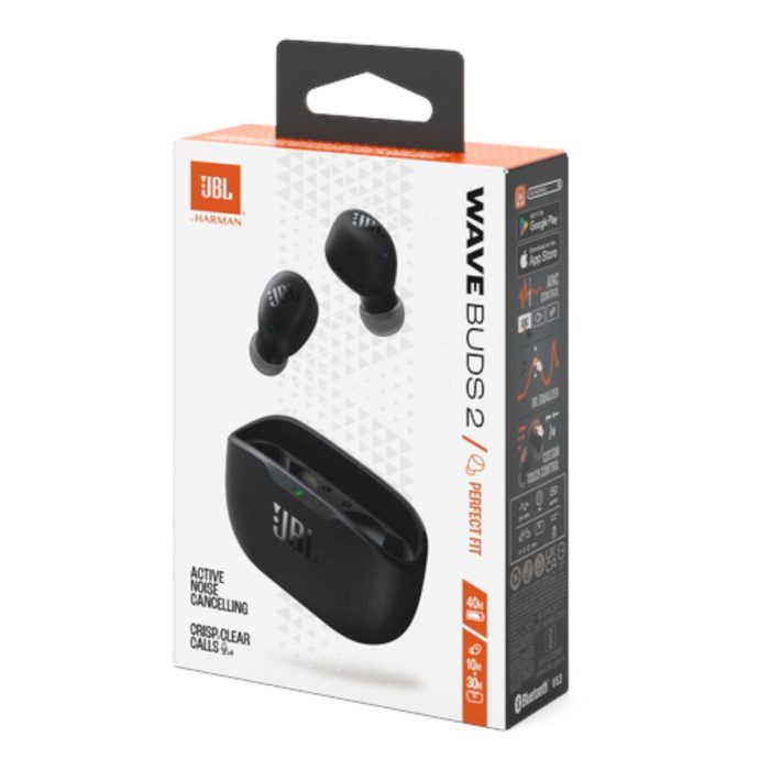 AURICULAR BT JBL WAVE BUDS BLACK