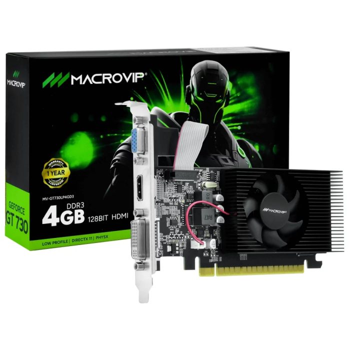 VGA 4GB MACROVIP GT730 128BIT DDR3