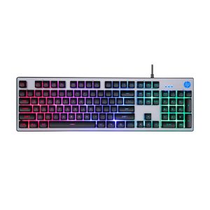 TECLADO HP USB GAMER K500F RGB/ESPAÑOL/GRIS
